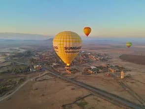 Hot-Air Balloon Flight Over the Moroccan Countryside