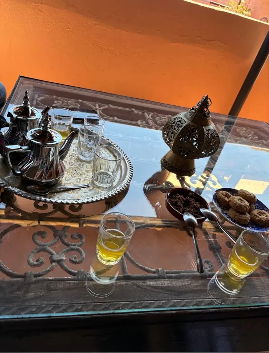 Moroccan Tea, Sweets & Rooftop Tagine