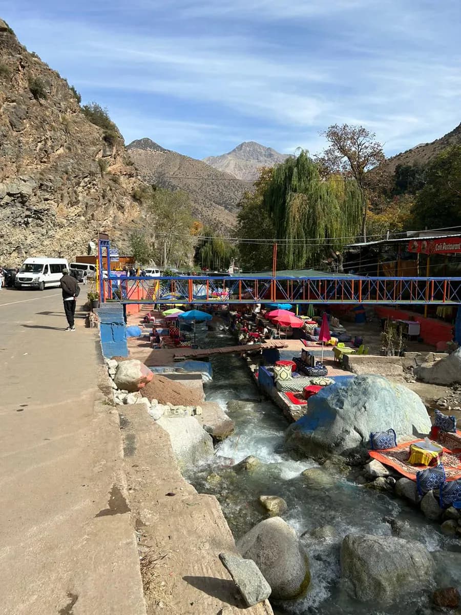 Riverside Picnic in the Moroccan Atlas