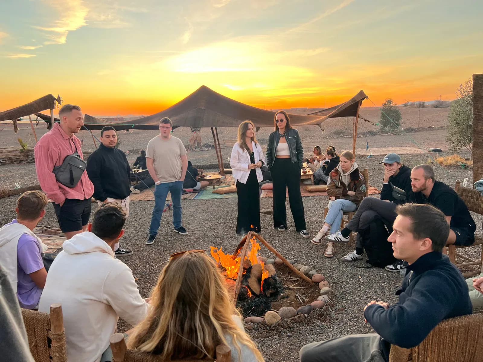 Hot-Air Balloon, Atlas Mountain Walk & Sunset Campfire