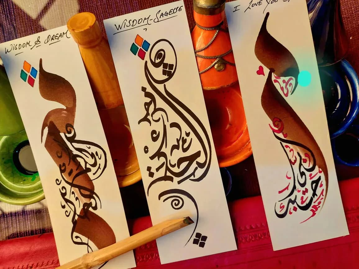 Arabic Calligraphy Workshop Marrakech 4