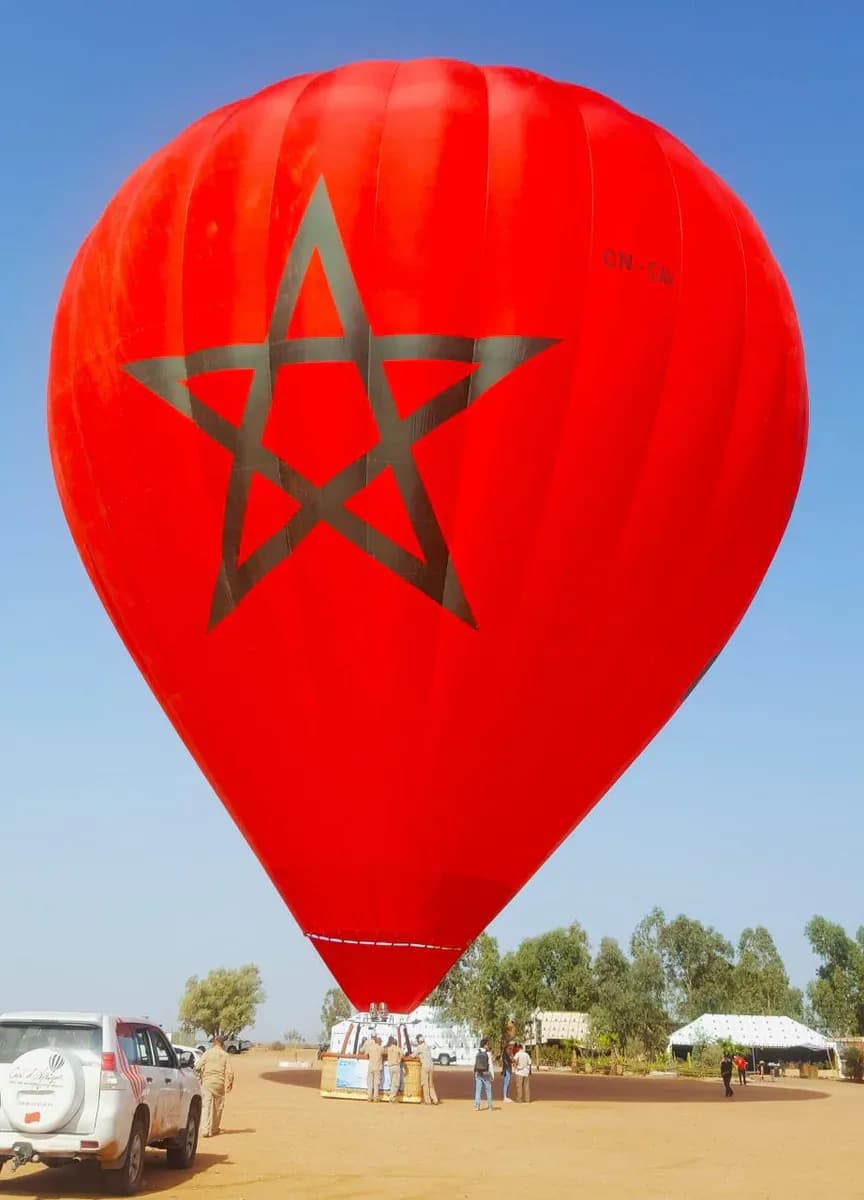 Sunrise Hot-Air Balloon Flight Over Morocco