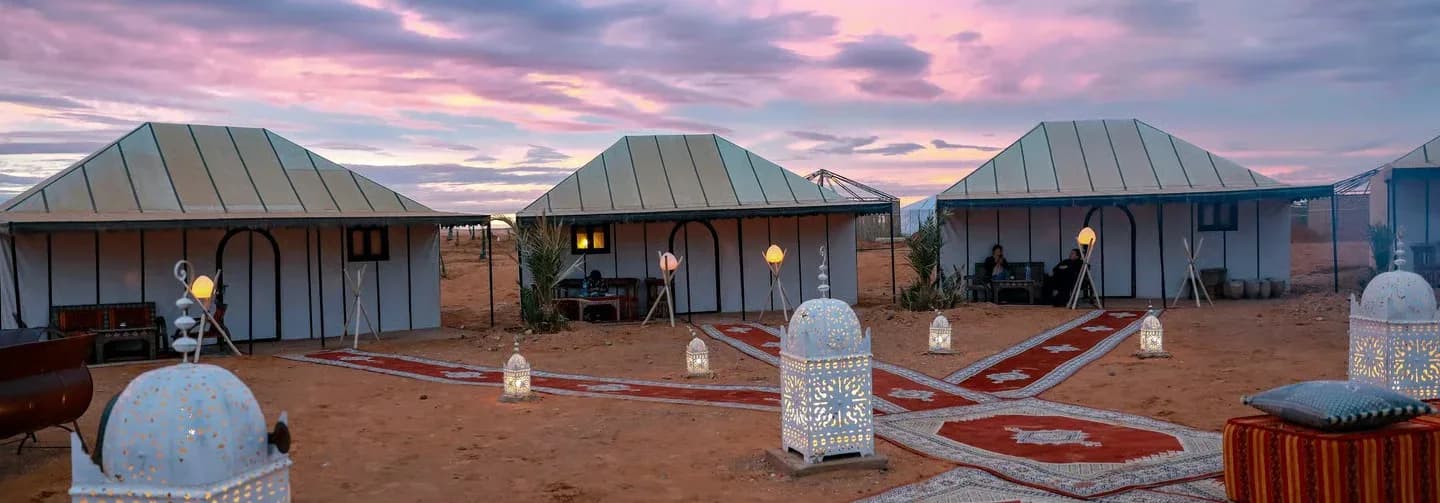 Lantern-Lit Moroccan Desert Camp Escape