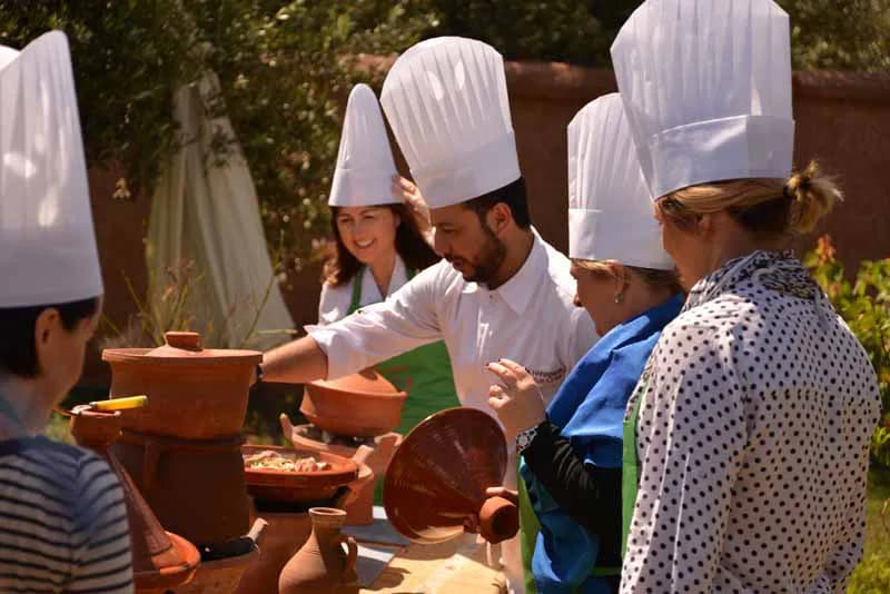 Hands-On Moroccan Cooking and Tagine Workshop in the Garden With Chef Tarik