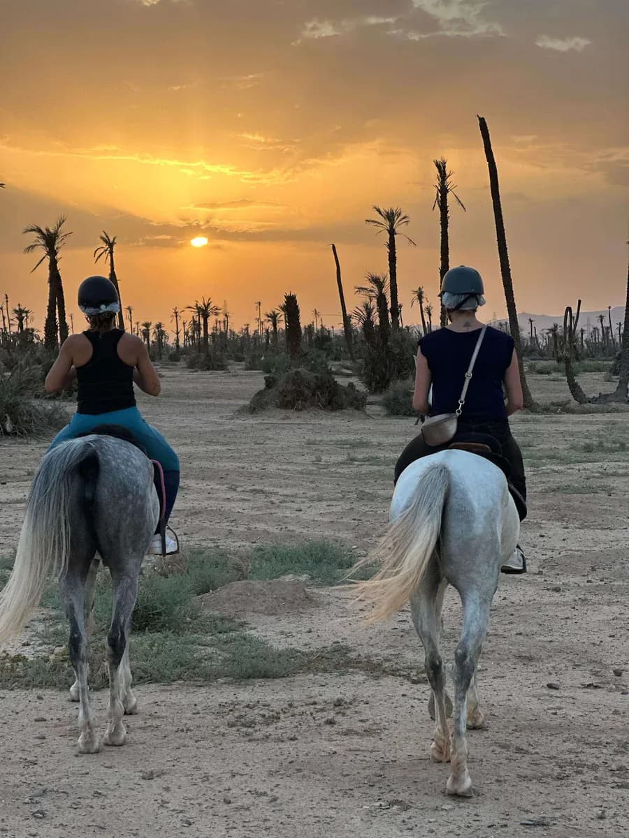 Sunset Horseback Riding in Morocco