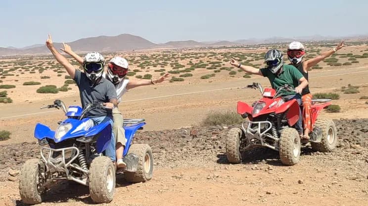 Moroccan Quad Adventure Through Palm Groves and Desert Trails