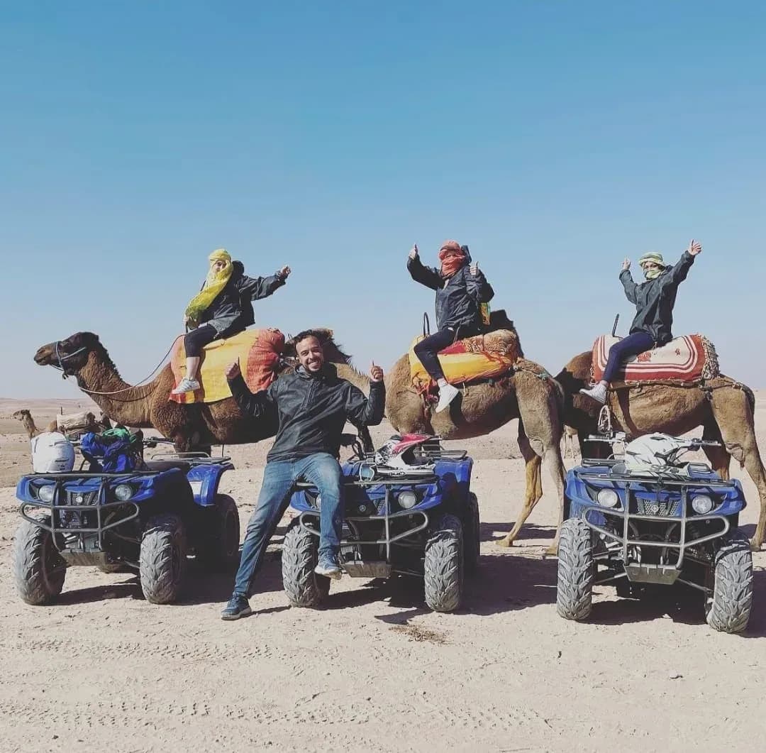 Moroccan Desert Adventure: Quads, Camels & Poolside Relaxation