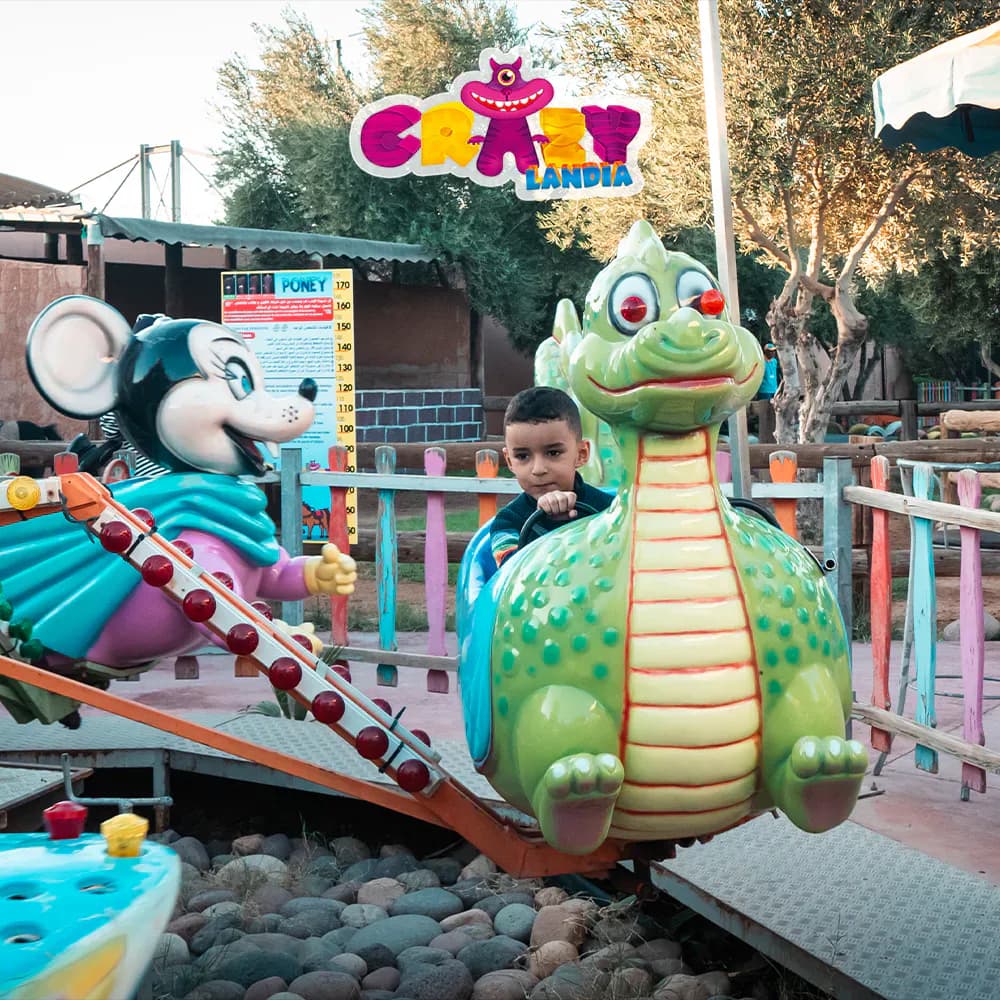 A Colourful Family Day at a Moroccan Amusement Park