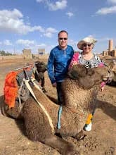 Camel Ride Through the Moroccan Desert
