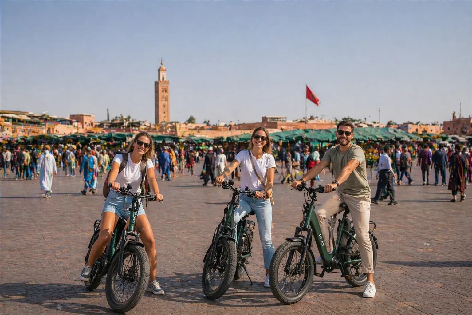 Marrakech on Two Wheels: Electric Bike City Ride