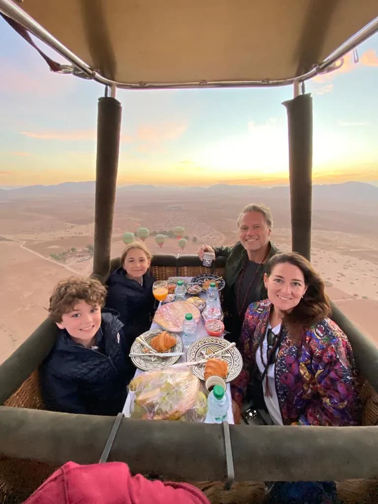 Sunrise Hot-Air Balloon Flight over Morocco